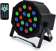 Load image into Gallery viewer, 18 RGB LED Stage Lights