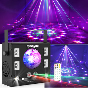 DJ Lights Missyee 4 in 1 Mixed Effect LED Pattern Lights