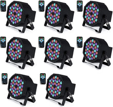 Load image into Gallery viewer, Uplights 36 RGB Led Stage Lights 8 packs