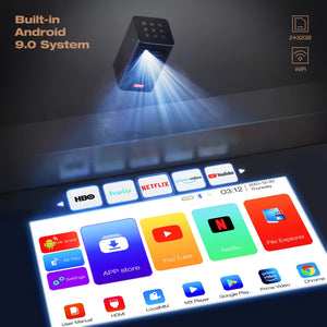 Missyee projector with built-in android 9 system